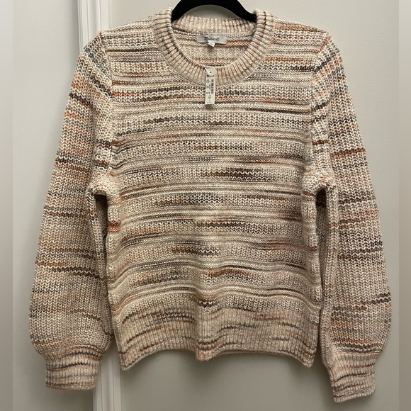 NWT Madewell Space-Dyed Canton Pullover Sweater - Picture 5 of 8